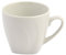Van Well Porzellan-Obertasse Celebration - Tasse aus edlem Porzellan - Hochwertige weiße Tasse 20 cl - Mikrowellen- & Spülmaschinengeeignet