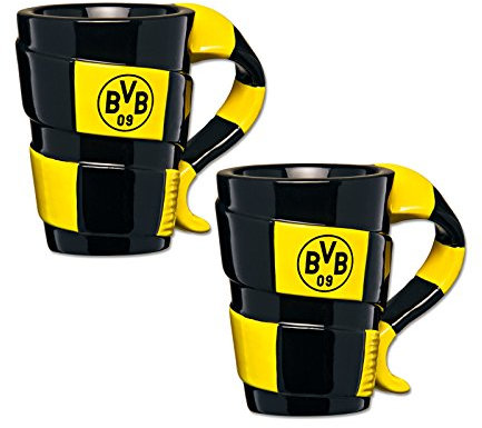BVB-Eierbecher Schal (2er Set) one Size