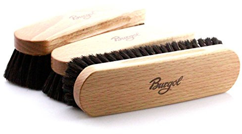 Burgol Bürsten Rosshaar Staub- & Reinigungsbürste 15 - 30mm (15 mm, dunkle Rosshaarbürsten)