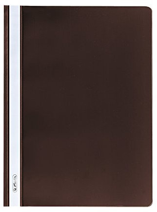 Herlitz Schnellhefter A4, Kunststoff, braun, 10 Stück