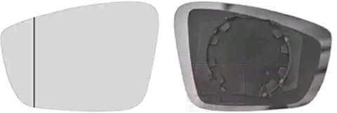 VAN WEZEL Spiegelglas, Außenspiegel 5701831 links, unbeheizt, Kompatibel mit: SEAT Mii, SKODA CITIGO, VW UP!