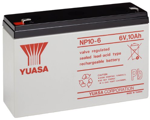Yuasa NP10-6 Acido piombo (VRLA) 6 V