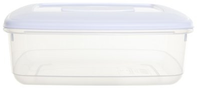 Whitefurze Rectangular Food Storer, 3 Litre