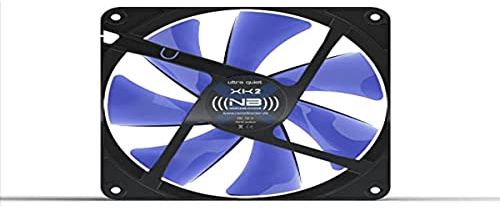 Noiseblocker PC Gehäuselüfter 140mm BlackSilent Fan XK2 - PC Lüfter 140mm mit Silent Wings - Die Maximale Lautstärke Beträgt nur 19,5 dB (A) und Airflow von 85 m³/h, ITR-XK-2