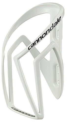 Cannondale Nylon Speed-C Bottle Cage - White/Bicycle Cycling Cycle Bike Riding Ride Bidon Flask Holder Bracket Clip Mount Hydration Drink Water Accessories Part Lightweight Road MTB Mountain Race