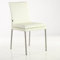 SIX Lederstuhl Ricco Rindsleder Creme Weiss Leder-Stuhl Lederstühle Edelstahl