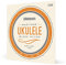 Cuerdas de ukelele barítono D'Addario, nylon negro, EJ53B, juego de 4 cuerdas, paquete de 1