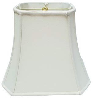 Royal Designs Eck-Lampenschirm, rechteckig, Weiß, 12,7 x 16,5 x 20,3 x 30,5 cm, 1 Stück