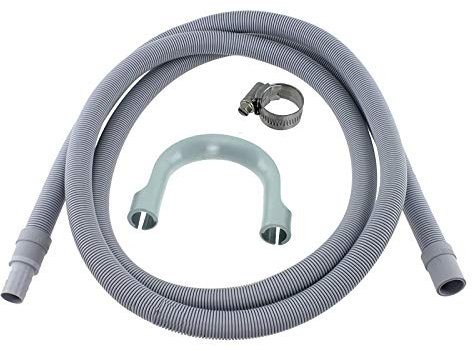 SPARES2GO Drain Hose Extension Compatible with Miele Dishwasher (2.5M, 18mm / 22mm)