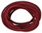Lacci in cuoio rosso per scarpe, stivali, boots 120 cm