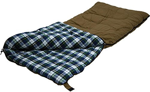 Stansport Unisex-Erwachsene White Tail 2,3 kg-91,4 x 198 cm – rechteckiger Schlafsack, Braun/Blau, 5 lb