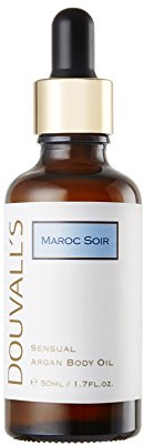 Douvalls Sensual Scented Argan Body & Bath Oil 50ml | Organic Argan Oil – Natural First Cold Pressed Argan Oil for Hair, Skin & Face | Dry Skin Moisturiser – Body Oil for Dry Skin