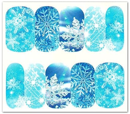 XMAS Nail Wraps Wasserlösliche Motive - Nagelfolien Nagel Decal für Weihnachten