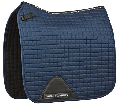 WeatherBeeta Prime Dressage Saddle Pad, Navy, Full