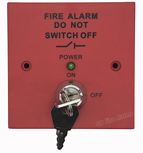 Magfire Red 2-Position Push Button Fire Alarm System Isolator Switch