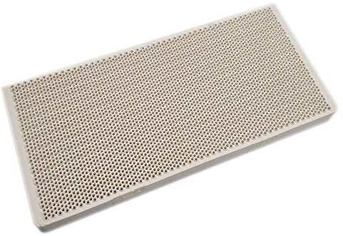 METER STAR Hocheffiziente Gasheizteile mit brennender Keramikplatte 17,5 cm x 7,5 cm x 1,4 cm Ersatz-Wabenstruktur-Infrarotbrenner