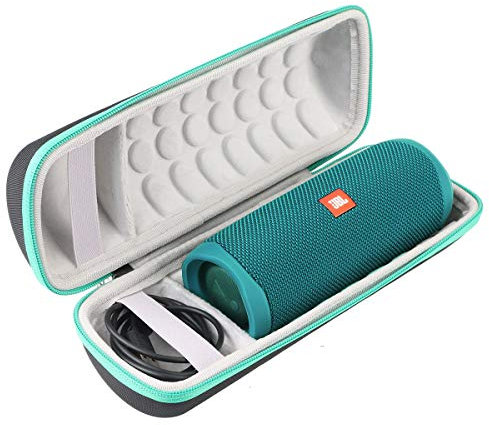 khanka Hard Travel Case Replacement for JBL Flip 7/5/6 Waterproof Portable Bluetooth Speaker (Teal)