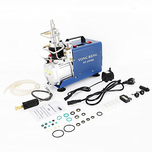 30MPA 4500PSI 1.8KW Hochdruck-Druckluftpumpe Elektrischer Luftkompressor, PCP Luftpumpe für normale Auto- und Fahrradreifen Airgun Scuba Rifle (Version zum automatischen Herunterfahren)