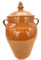 Tinaja de barro para aceitunas con tapa 15l. 50cm.