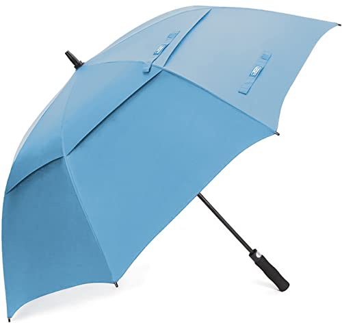 G4Free 47/54/62/68/72 Inch Regenschirm Groß Stockschirm Sturmfest Golf Schirme Automatik Regenschirm XXL für Herren Damen Doppelt Überdachung Belüftet