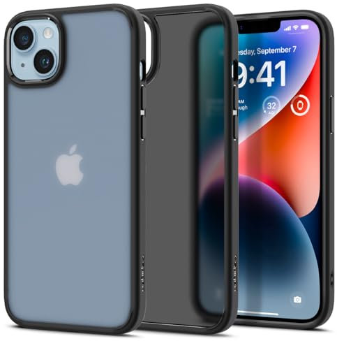 Spigen Ultra Hybrid Case Compatible with iPhone 14 - Frost Black