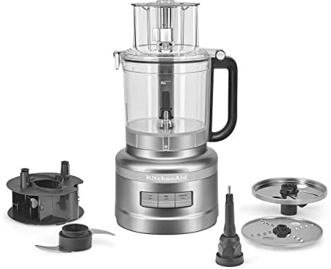 KitchenAid 13 Cup Food Processor, Silver Contour