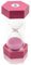 Minuterie de sablier Minuterie de Cuisine sablier de Couleur, Aide visuelle pour Les Jeux, la Cuisine et l'exercice (5 Minutes, Rose)