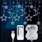 GloBrite Ramadan Decorations for Home - 138 LED Curtain String Lights, Moon & Star Battery Operated Ramadan Decorations w/ 8 Modes & Memory Function - Home Decor, Christmas, Party, Eid (Cool White)