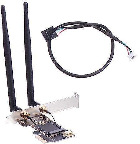 Gatuida Pcie Wifi Cards Enhanced Encryption and Fast Speeds for Seamless Gaming and Streaming Wireless Adapter for Home Use and Multiple Users