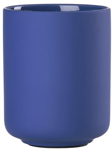 Zone Denmark Ume Gobelet pour Brosse à Dents Dia 8,3 x 10,3 cm Bleu Indigo