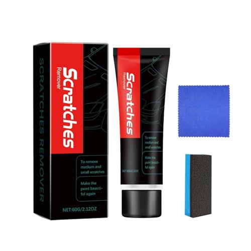 Autokratzerentferner,Auto Kratzer Entferner,Kratzerentferner Autopolitur Kratzer Entferner für Autos,Kfz-Lack-Reparatur,Scratch Remover für Lackpflege,Detailing Kratzerreparatur (60g)