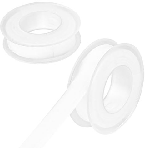 Teflonband Gewindedichtband 2 Stück PTFE Dichtband Wasserleitung Tape 18mm x 20m Dichtungsband Wasserdicht Teflon Band für Pool, Küche, Rohren, Wasserhähnen, Duschköpfen, Industrie