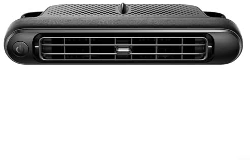 Autositz-Ventilator, Auto-Innenraum für Sitzventilator mit drei einstellbaren Windgeschwindigkeiten und selbstgesteuerten Ventilatoren, Sommerkühlung (schwarz)