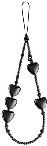CASETiFY Heart Phone Strap Charm - Heart of Obsidian