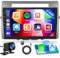 Inefala 2G/64G 9 Touchscreen Autoradio für Toyota Corolla Verso AR10 2004 2005 2006 2007-2009, Radio Android GPS mit Wireless Carplay, Android Auto, WiFi, RDS/FM, USB, SWC, Mic, Rückfahrkamera