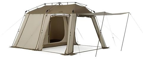 Naturehike Village13.0 Tipi Zelt Outdoor 2-4 Personen Wasserdicht Familienzelt Hauszelt Luxus Zelt 4 Jahrzeit Campingzelt für Festtage, Camping, Wandern, Trekking