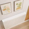 Cache-radiateur blanc - Protection anti-poussière pour radiateur - Conçu pour garder votre maison exempte de poussière avec support magnétique (140 cm)