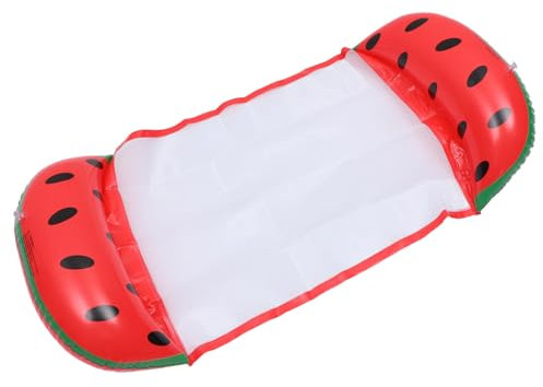 COSMEVIVI 1stück Schwimmende Liege Mit Rückenlehne Aus PVC Aufblasbare Poolmatte Im Fröhlichen Früchte-Design Für Sommerpartys Strand Und Freizeitaktivitäten Leicht Tragbar Und