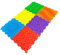 Massage Puzzle Play Mat for Floor- 6pcs Sensory Mats Kids Interlocking Orthopedic Floor Tiles - Bright Colour Textured Floor Puzzle Mat Reflexology Acupressure Children Activity By Playlearn
