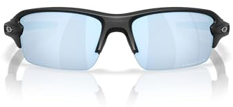 Oakley OO9511 Flak 2.0 S Rechteckige Sonnenbrille, Mattschwarz/Prizm Deep Water Polarized, 59 mm