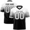 Generisch Personalisierte Football Trikot Uniformen,Personalisierte American Football Trikot für Herren,Custom Football Jersey mit Name Nummer Logo Kinder Erwachsene Spieltrikots Atmungsaktiv,Black