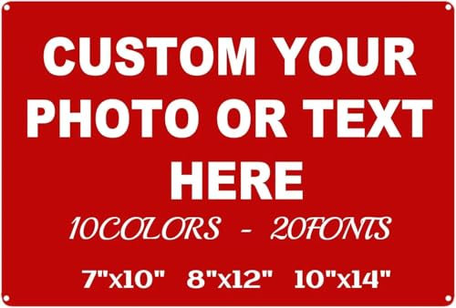 Personalised Metal Sign – Custom Outdoor Rust-Proof Aluminium Plaque for Home, Garden, Shed, Driveway or Business Use