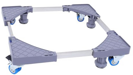 Veemoon Washing Machine Trolley Mit Verstellbarem Stand Und Anpassbar Für Waschmaschinen Kühlschränke Und Andere Geräte Leicht Zu Reinigen Handhaben
