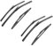 NANGAEBPPW 1/2/3/4/6PZ Limpiaparabrisas para Peugeot 307 2005 2006 2007 Delantero Trasero Escobillas Accesorios De Auto 28+26+14(6 PCS)
