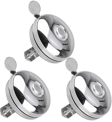 Mikinona 3stücke Metall-fahrradklingel Mit Klarer Lauter Warnung Retroes Design Für Lenker Passend Zu Mountainbikes Rädern Und Mehr Klingel Zubehör Für