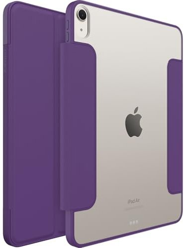 OtterBox Symmetry Folio Case for iPad Air 11-Inch (M2), Purple | Designed for iPad Air 11 (2024), Shockproof, Drop-Proof, Slim Protective Folio Case, Tested to Military Standard
