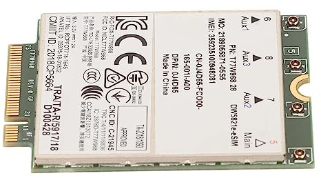 TIKATARER 4G LTE Netzwerkmodul, Cat16 M.2 Formfaktor 1GBPS Geschwindigkeitsmodul, E ESIM Netzwerk T77W968 Chipmodul mit Stabiler Verbindung, Ideal für Laptop