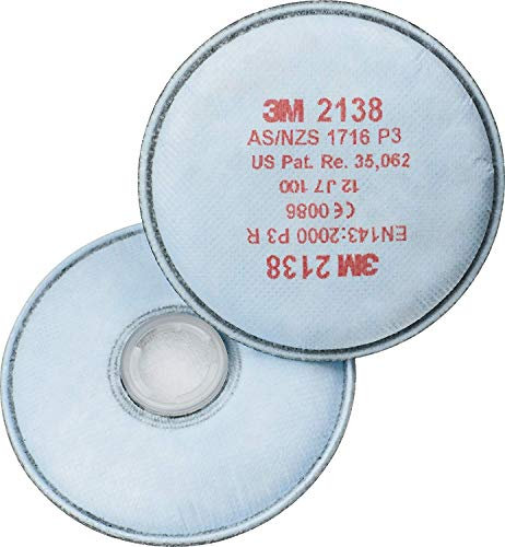 3M, filtro particolato a baionetta, serie 2138 (confezione da 2)