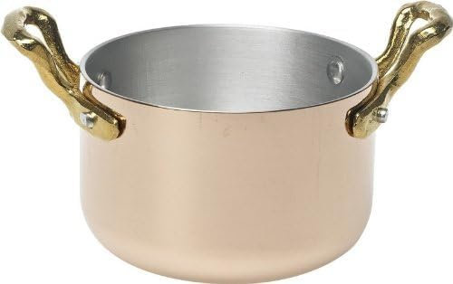 Ballarini Servintavola Casseruola 2 Maniglie, Alluminio, Rame, 11 cm