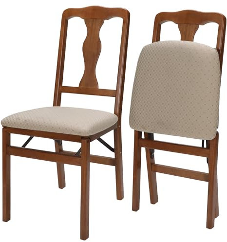 Stakmore Queen Anne Klappstuhl, Obstholz, 2 Stück